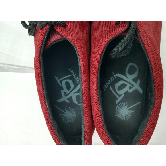 ATBT Forever Wilna 9M Red Textile Upper Lace-Up Casual Shoes For Women Size 9M - Picture 6 of 6